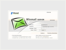 Tablet Screenshot of mail.sparkamp.net